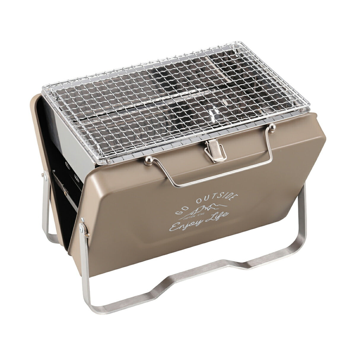 モンテ V型卓上グリル カーキ