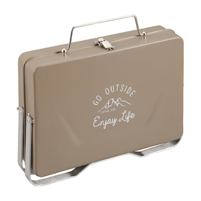 モンテ V型卓上グリル カーキ