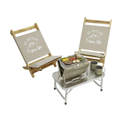 モンテ V型卓上グリル カーキ