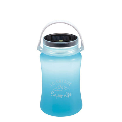 フローティングLEDランタン type2/ソーラー\U0026USB充電式 ブルー