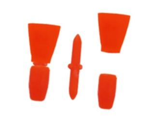 デルタストッパー 徳用 オレンジ 6セット入