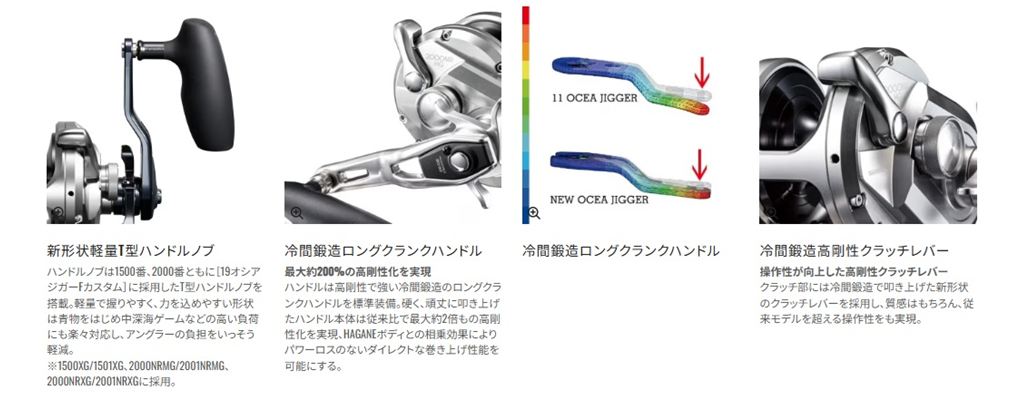 オシアジガー 1501XG LEFT 左巻き リール 両軸(オフショア/船/大型)