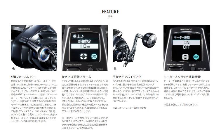 フォースマスター 600 RIGHT 右巻き 電動リール