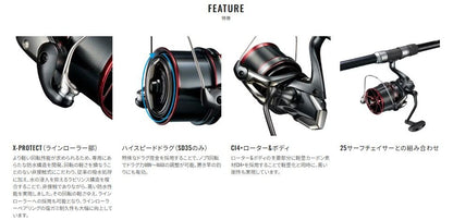 サーフリーダー 35/極細 スピニングリール(投げ/遠投)