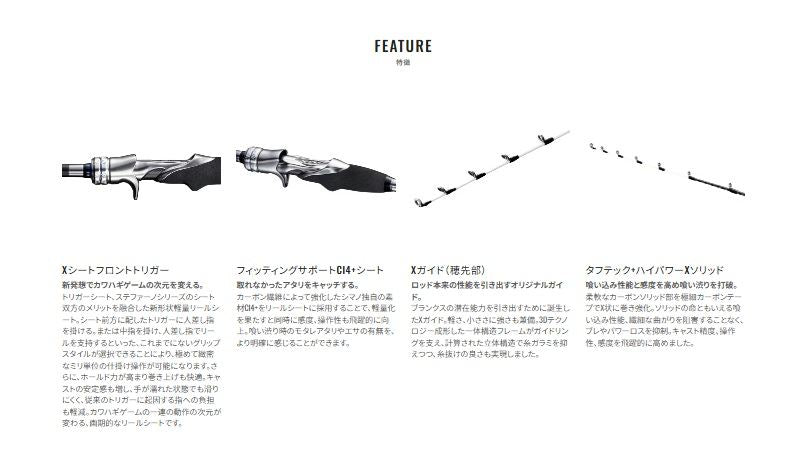 ステファーノXR M180-2 1.80m ロッド(船/専用)