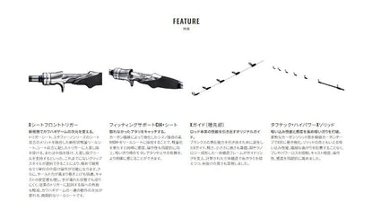 ステファーノXR M180-2 1.80m ロッド(船/専用)