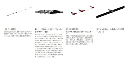 ステファーノSS S180-2 1.80m ロッド(船/専用)