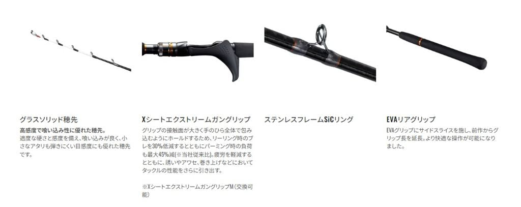 イカセブン M185/RIGHT 右巻き 1.85m ロッド(船/専用)