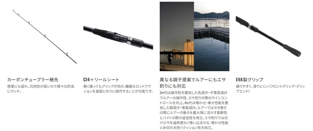 ボーダレスBB 360H-T 3.60m ロッド(フリースタイル)