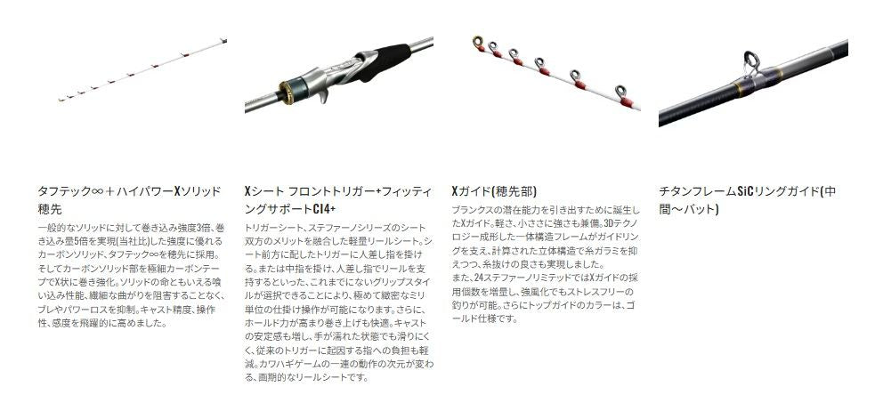 ステファーノ リミテッド M175 1.75m ロッド(船/専用)