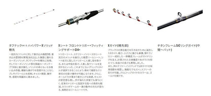 ステファーノ リミテッド M175 1.75m ロッド(船/専用)