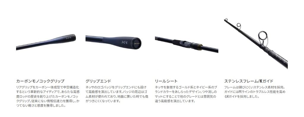 ネッサXR B104M+ ベイトモデル 3.15m ロッド(ショアソルト)