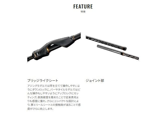ソアレXR S48UL-S 1.42m ロッド(ライトソルト)