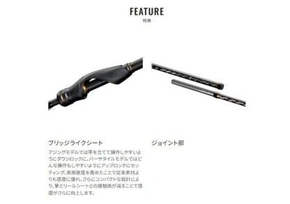 ソアレXR S48UL-S 1.42m ロッド(ライトソルト)