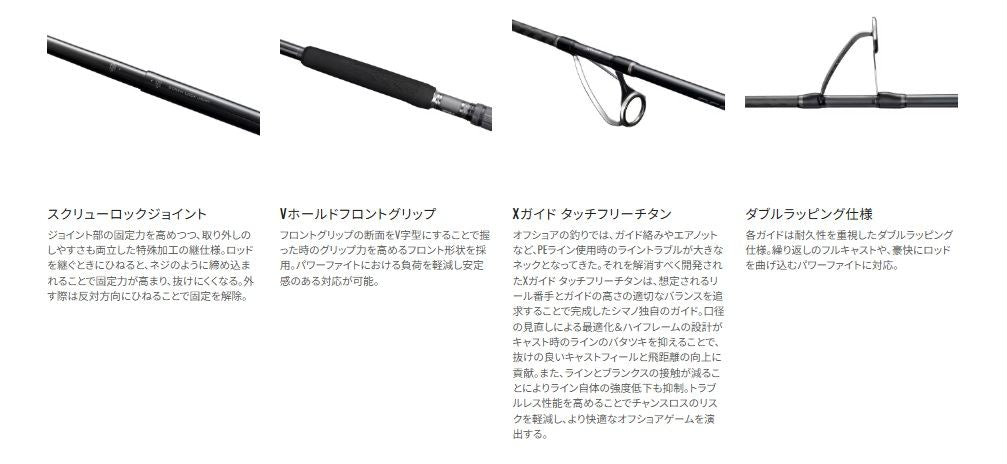 オシアプラッガー フルスロットル S77M 2.31m ロッド(オフショアソルト)