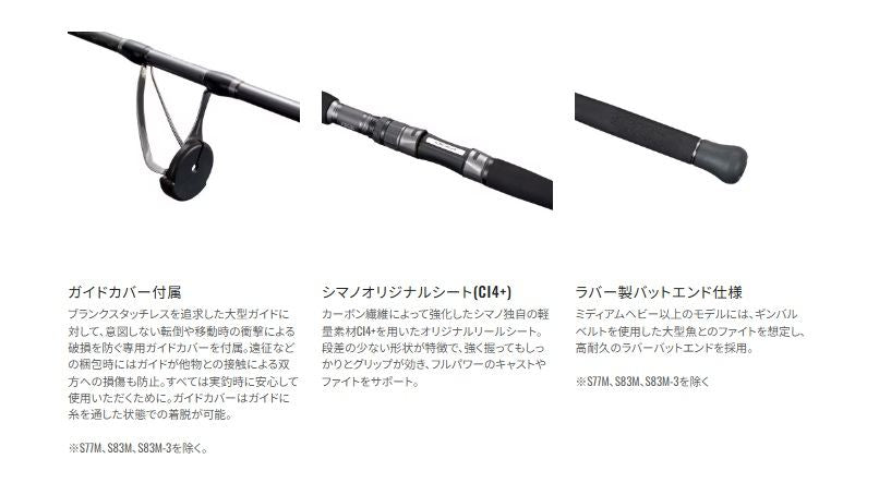 オシアプラッガー フルスロットル S82XH 2.49m ロッド(オフショアソルト)