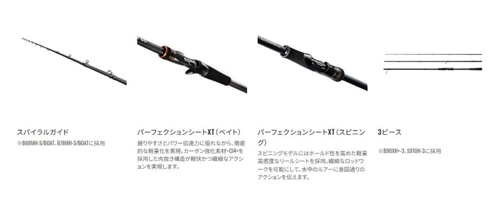 ハードロッカーSS S76ML+ スピニングモデル 2.29m ロッド(ショアソルト)