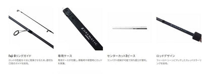 ルアーマチック S66L スピニングモデル 1.98m ロッド(バス)