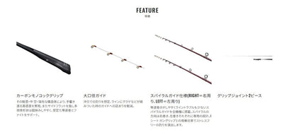 エンゲツ リミテッド N-B610ML-S/RIGHT ベイト/右巻き 2.08m ロッド(タイラバ)