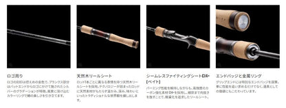 カーディフ ストリームプレミアム B74ML ベイトモデル 2.24m ロッド(トラウト/フライ)
