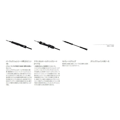 グラップラー タイプSLJ S66-0 スピニングモデル 1.98m ロッド(オフショアソルト)