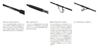 オシアプラッガー リミテッド S83MH 2.51m ロッド(キャスティング)