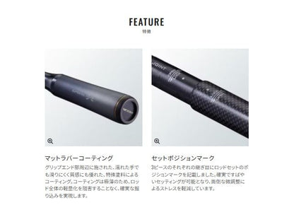 ネッサ エクスチューン S108M+ 3.25m ロッド(ショアソルト)
