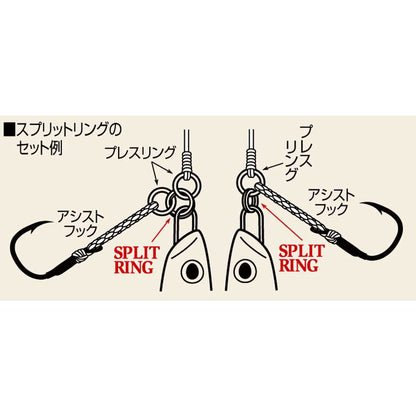 スプリットリング   4 20個入