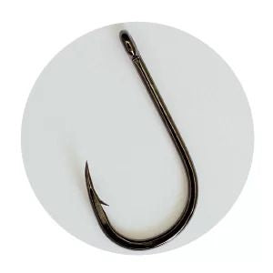 【アウトレット】カン付豪鯉吸い込み  黒(ブラック) 22号  6本入