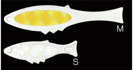 道具屋 サビキ集魚板  シルバー S  3枚入