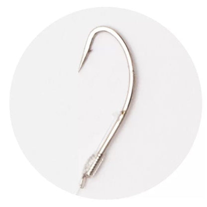 【アウトレット】キツネ鈎 糸付  白 5号 ハリス2