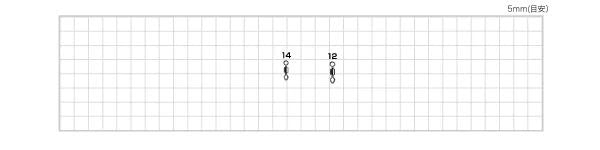 道具屋 極小スイベル片ダイヤアイ   14  10個入