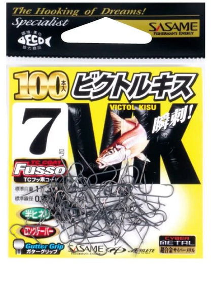 【アウトレット】ビクトルキス100本  TCフッ素コート 4号