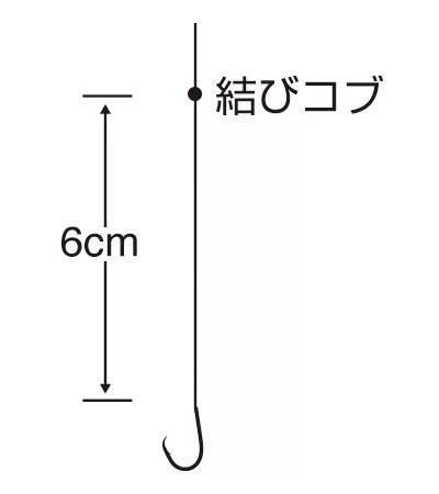 実船 アスリートカワハギ24本鈎6cm TCフッ素コート   4.5号 ハリス2.5