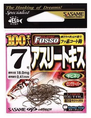 アスリートキス100本  TCフッ素コート 4号