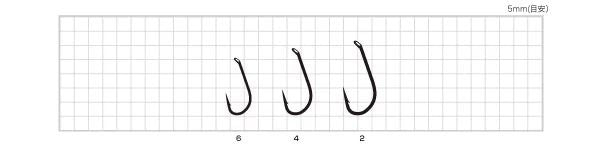BOIL FD  黒(ブラック) 6号  10本入