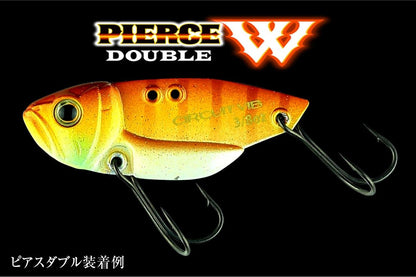 【アウトレット】ピアスダブル  TCブラック 2/0 4本入