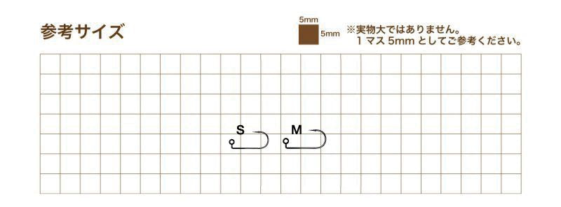 ジャコヘッドフック   Sサイズ 10本入