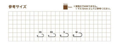 ジャコヘッドフック 3S 10本入