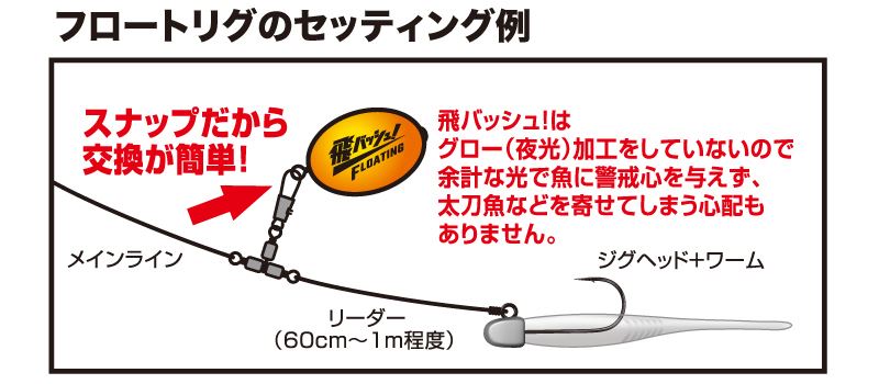 飛バッシュ！セット Fフローティング/Dダイビング L