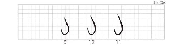 【アウトレット】アジ極太W胴打  ケイムラ(KEIMURA) 10号  13本入