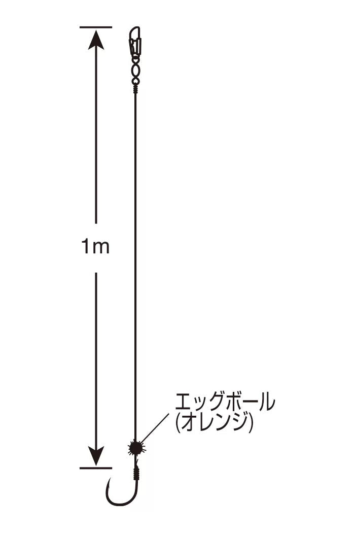 海上釣堀 真鯛 シマアジ   7号 1本鈎×3セット