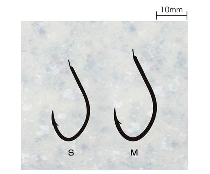 【アウトレット】アルシ サクラマスフック フッ素コート  TCフッ素ブラック S号  12本入