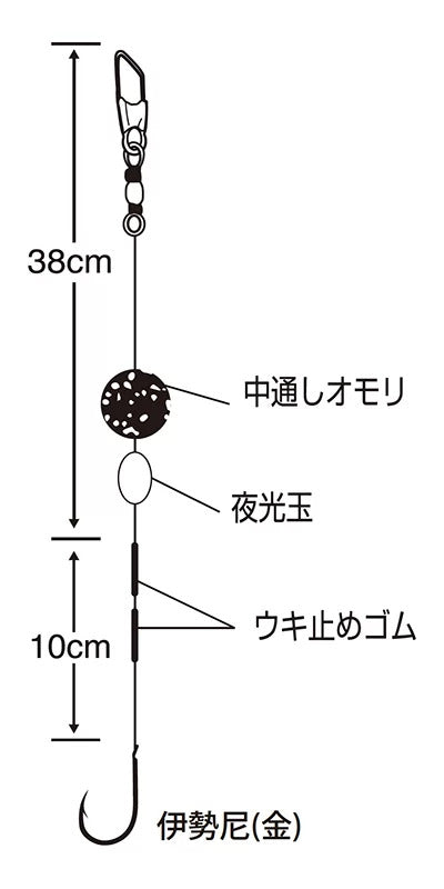 海上釣堀 脈釣りセット   10号 1セット