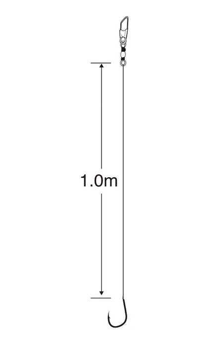 【アウトレット】チヌ五目仕掛   4号 ハリス3 1本鈎×3セット