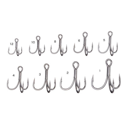 【アウトレット】ストレートポイントトレブル13  シルバー 12 8本入