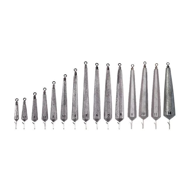 【アウトレット】鬼楽6面オモリ 14g 2個入