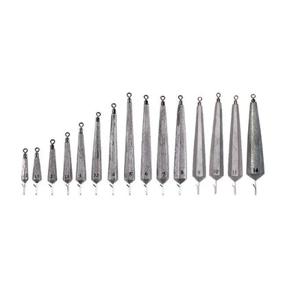 【アウトレット】鬼楽6面オモリ 14g 2個入