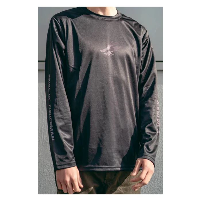 ヤイバ ドライロングTシャツ ブラック