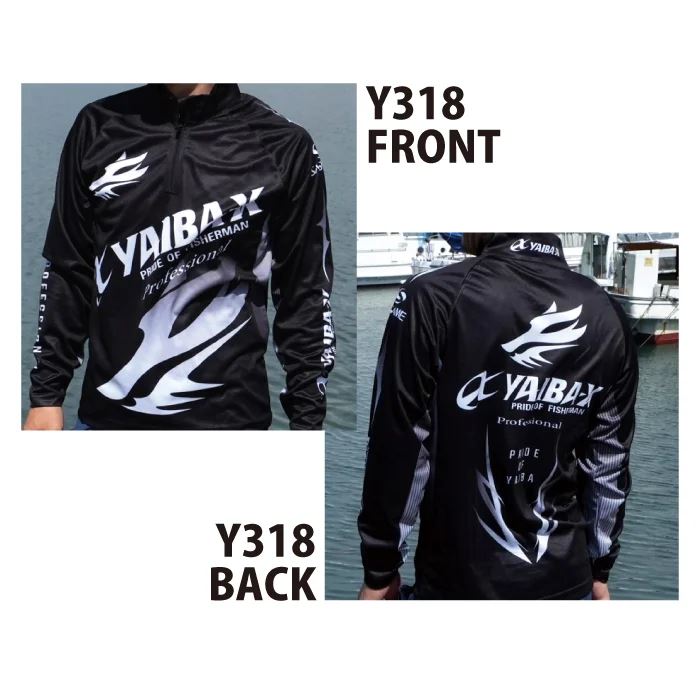 ヤイバジップアップシャツ ブラックA L